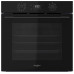 Духова шафа Whirlpool електрична, 71л, A+, дисплей, конвекція, телескопічні напрямні, чорний