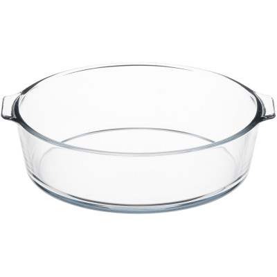 Форма для запікання ARDESTO Black Mars 23x20.8x7см, боросилікатне скло, кругла, прозорий Форма для запікання ARDESTO Black Mars 23x20.8x7см, боросилікатне скло, кругла, прозорий