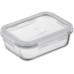 Контейнер для хранения продуктов питания Ardesto Gemini 0.66л, боросиликатное стекло, пластик, прямоугольный, прозрачный