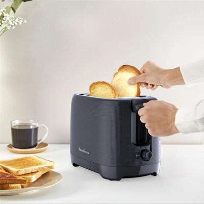 Тостер Moulinex Morning 850Вт, розморожування, пластик, темно-синій Тостер Moulinex Morning 850Вт, розморожування, пластик, темно-синій