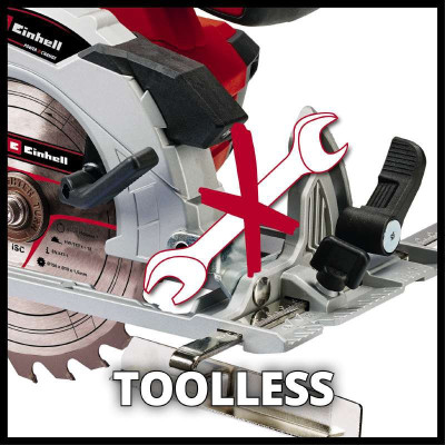 Einhell Пила циркулярна TE-CS 18/150 Li - Solo акум., PXC, 18В, 4200 об/хв, диск 150х10 мм, 2.34 кг (без АКБ і ЗП)