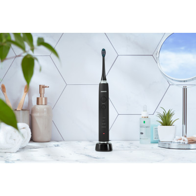 Щітка зубна електр. ARDESTO, ETB-211B, 40т. колив/хв, насадок-5, футляр, IPX7, чорний Щітка зубна електр. ARDESTO, ETB-211B, 40т. колив/хв, насадок-5, футляр, IPX7, чорний