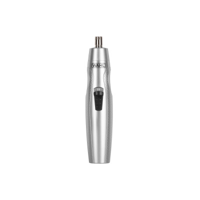 Тример WAHL Mustache & Beard, для бороди і вусів, ААx3, роторний мотор, насадок-4, тример для носа, підставка, сталь, сірий
