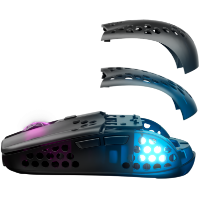 Миша Xtrfy MZ1, WL/USB-A, RGB, чорний