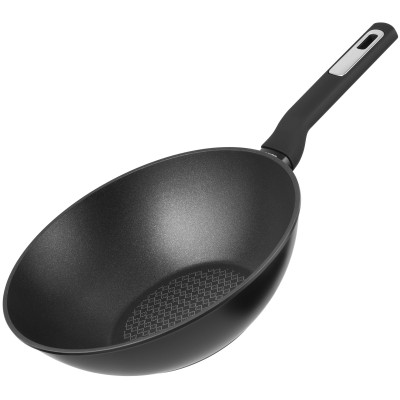 Сковорода ВОК ARDESTO Gemini Lucca, 28см, алюміній, чорний Сковорода ВОК ARDESTO Gemini Lucca, 28см, алюміній, чорний