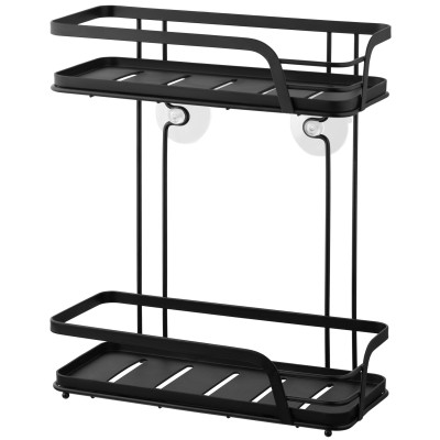 Полиця 2-ярусна ARDESTO Vigor 26.5х14х31см, метал, поліпропілен, чорний Полиця 2-ярусна ARDESTO Vigor 26.5х14х31см, метал, поліпропілен, чорний