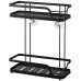 Полиця 2-ярусна ARDESTO Vigor 26.5х14х31см, метал, поліпропілен, чорний