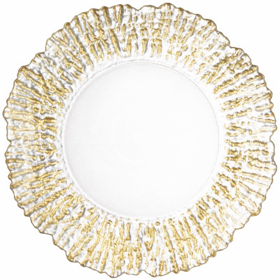 Тарілка ARDESTO Salvia 21см, скло, прозорий Тарілка ARDESTO Salvia 21см, скло, прозорий