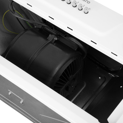 Витяжка Ardesto вбудована, 52см, 700м3ч, метал, 2х1Вт LED, кнопкове, білий