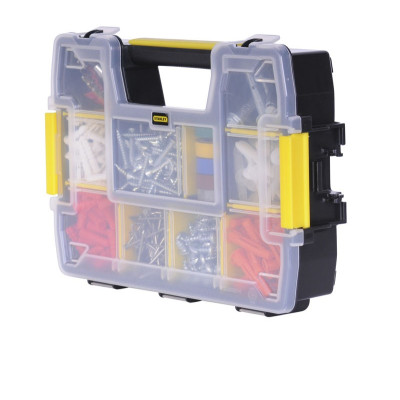 Органайзер Stanley Sort Master Light, 10 відділень, регульовані перегородки, 6.5х29.5x21.5см, пластик