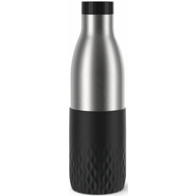 Термопляшка Tefal Bludrop, 700мл, нержавіюча сталь, чорний