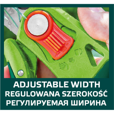 Секатор контактный Verto, алюминиевый корпус, держатель алюминий, антискользящий, d 12мм, 210мм, 220гр (15G203)
