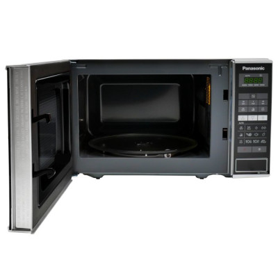 Мікрохвильова піч Panasonic, 20л, 800Вт, дисплей, відкр.кнопкою, нерж