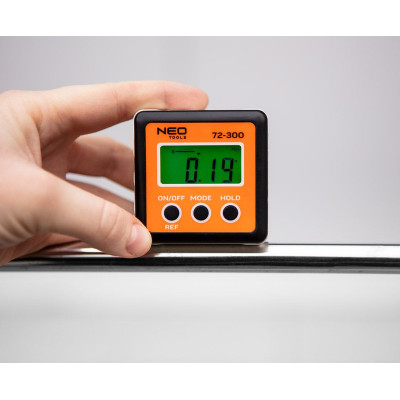 Кутомір Neo Tools, ±0.1град, 4 одиниці вимірів, магніт