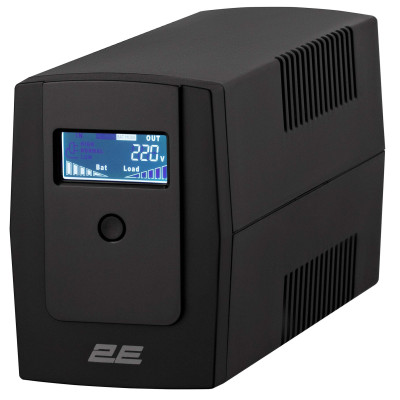 Источник бесперебойного питания 2E DD650, 650VA/360W, LCD, USB, 2xSchuko (,2E-DD650) Источник бесперебойного питания 2E DD650, 650VA/360W, LCD, USB, 2xSchuko (,2E-DD650)