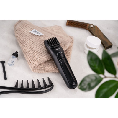 Машинка для стрижки ARDESTO HC-Y10-B, мережа+акум., насадок-1, сталь, чорний