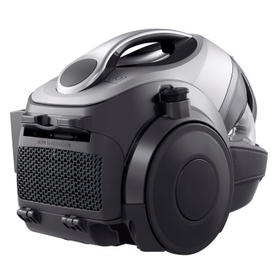 LG Пилосос контейнерний, 650Вт, конт пил -1.2л, HEPA, компресор, срібний LG Пилосос контейнерний, 650Вт, конт пил -1.2л, HEPA, компресор, срібний