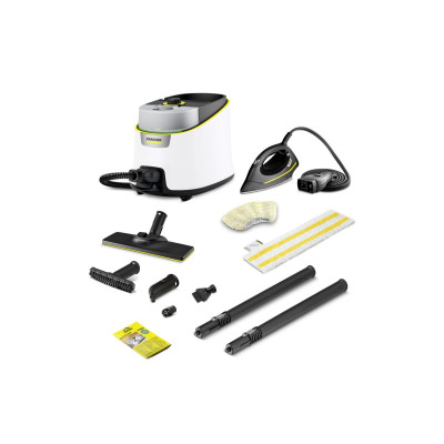 Karcher Пароочисник SC 4 Deluxe Iron, 2200Вт, 1300мл, 4Бар, праска, швабра, білий Karcher Пароочисник SC 4 Deluxe Iron, 2200Вт, 1300мл, 4Бар, праска, швабра, білий