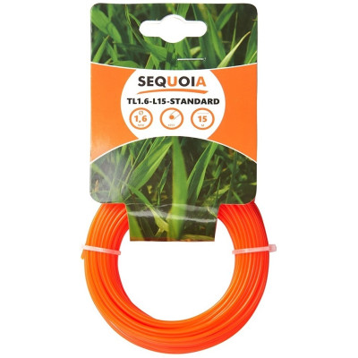 Ліска косильна SEQUOIA TL1.6-L15-Standard 1.6мм 15м кругла