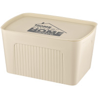 Ящик з кришкою для зберігання ARDESTO 45.5х31х24.5см, 23л, пластик PP, бежевий Ящик з кришкою для зберігання ARDESTO 45.5х31х24.5см, 23л, пластик PP, бежевий