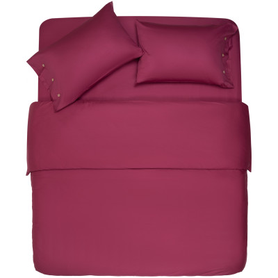 Простирадло на резинці ARDESTO Mix&Match, 160х200+30см, 100% бавовна, сатин, бордовий