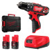 Шурупокрут-дриль акумуляторний Milwaukee M12 BPD-202C 12В 2х2А·год 30Нм 0-1500об/хв ЗП C12 C кейс 1.2кг