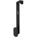 Дверний вішак на 1 гачок ARDESTO Minimalism 3x3x20см, метал, пластик,  чорний