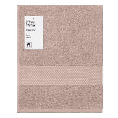 Рушник махровий ARDESTO Essence 50х90см, 100% бавовна, бежевий Рушник махровий ARDESTO Essence 50х90см, 100% бавовна, бежевий