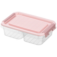 Контейнер двосекційний для зберігання харчових продуктів ARDESTO Fresh 2х0.25л, пластик, прямокутна, рожевий Контейнер двосекційний для зберігання харчових продуктів ARDESTO Fresh 2х0.25л, пластик, прямокутна, рожевий