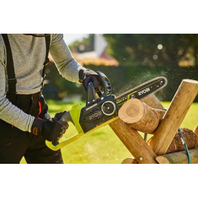 Пила цепная аккумуляторная Ryobi RCS1830-140B 18В ONE+ акб 1х4А-ч шина 30см бесщеточная 3.9кг (5133005547)