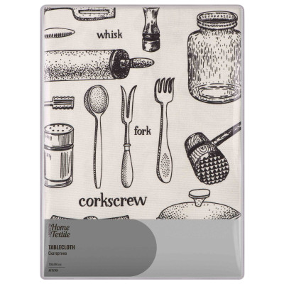 Скатертина ARDESTO Kitchen 120х140см, 90% поліестер, 10% бавовна