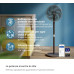 Philips Вентилятор Philips підлоговий Series 3000, 40см, 48Вт, керування через смартфон, регулювання висоти, чорний
