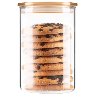 Банка для зберігання ARDESTO Fresh 900мл, скло, пластик, прозорий Банка для зберігання ARDESTO Fresh 900мл, скло, пластик, прозорий