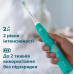 Щітка зубна електр. Philips, Sonicare 4100 Series, 31т. колив/хв, насадок-1, зелений