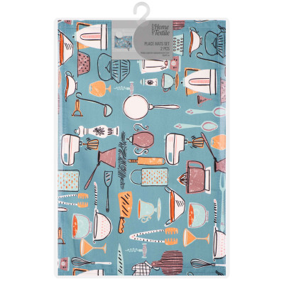 Набір серветок сервірувальних ARDESTO Cookery, 30х45см, 2 шт, 90% поліестер, 10% бавовна Набір серветок сервірувальних ARDESTO Cookery, 30х45см, 2 шт, 90% поліестер, 10% бавовна