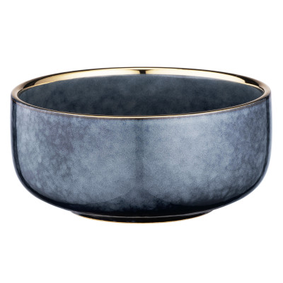 ARDESTO Салатник Andria, 750мл, 15.1см, кераміка, синьо-сірий ARDESTO Салатник Andria, 750мл, 15.1см, кераміка, синьо-сірий