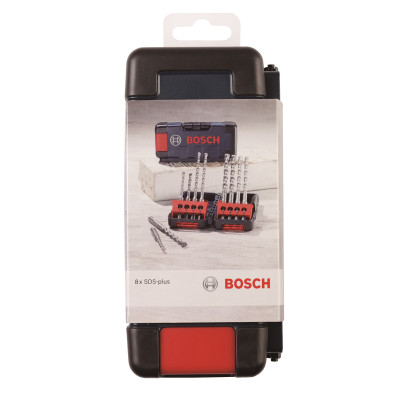 Bosch Набір ударних свердел по бетону SDS-Plus-3, 5-10мм, 8шт