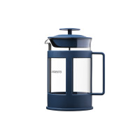 Френч-прес ARDESTO Fresh, 800мл, боросилікатне скло, пластик, прозорий, синій