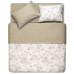 КПБ 2,0сп ARDESTO Gloria, підковдра 200х220см, простирадло 230х240см, наволочки (2) 50х70см, 100% бавовна, сатин, квіти, бежевий