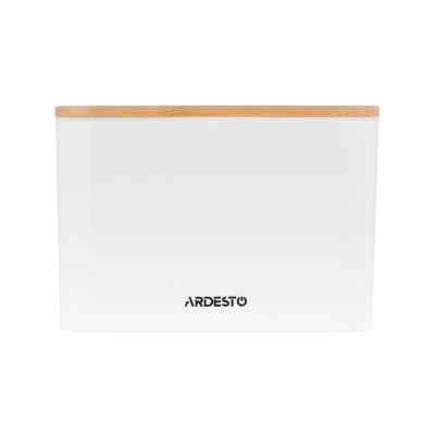 Набір для ванної кімнати Ardesto Minimalism, 3 предмети, поліпропілен, бамбук, білий Набір для ванної кімнати Ardesto Minimalism, 3 предмети, поліпропілен, бамбук, білий