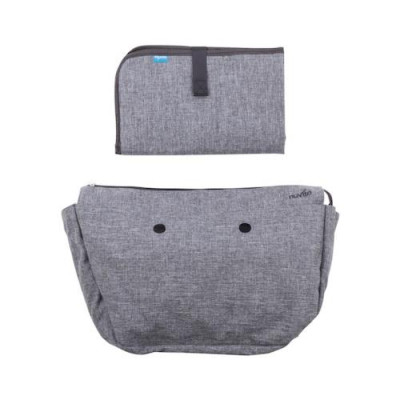 Підкладка Nuvita MyMia з килимком для сповивання, сірий