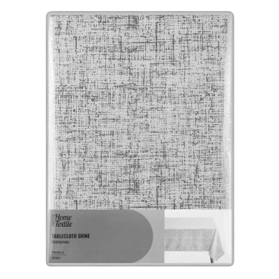 Скатертина ARDESTO Shine 140х180см, 100% поліестер, сріблястий