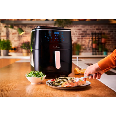 Мультипіч Moulinex Easy Fry Grill&Steam, 1430Вт, чаша-6.2л, сенсорне керув., 8 програм, пластик, чорний Мультипіч Moulinex Easy Fry Grill&Steam, 1430Вт, чаша-6.2л, сенсорне керув., 8 програм, пластик, чорний