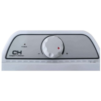 Конвектор Cooper&Hunter, 25м2, 2000Вт, механическое управление, закрытый нагревательный элемент, IP24, черный