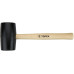 Topex Киянка гумова, 450г, 58мм, рукоятка дерев'яна
