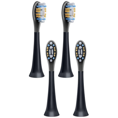 Насадки до зубних щіток Beurer SC 30/50 Premium Plaque Eraser, проти нальоту, 4 шт в комплекті, чорні