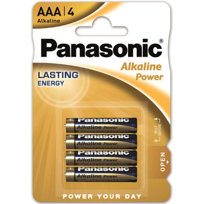 Батарейка Panasonic ALKALINE POWER лужна AAA блістер, 4 шт.