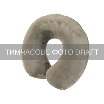 Подушка ортопедична ARDESTO Sleepwell Travel 31х28х10см, для шиї, піна меморі, сірий Подушка ортопедична ARDESTO Sleepwell Travel 31х28х10см, для шиї, піна меморі, сірий