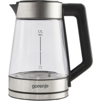 Электрочайник Gorenje 1.7л, 2,200 Вт, стекло, нерж (K17TRG) Электрочайник Gorenje 1.7л, 2,200 Вт, стекло, нерж (K17TRG)