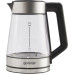 Електрочайник Gorenje 1.7л, 2,200 Вт, скло, нерж